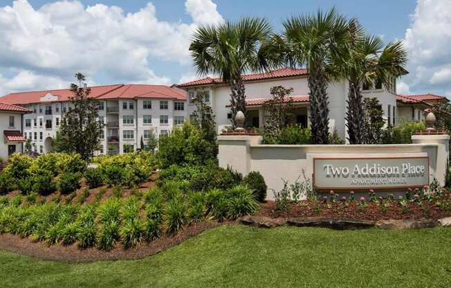 Elegant Entry Signage at Two Addison Place Apartments , Pooler, GA, 31322