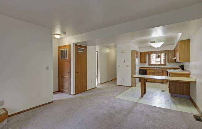 Wildwood Estates Living Room and Kitchen