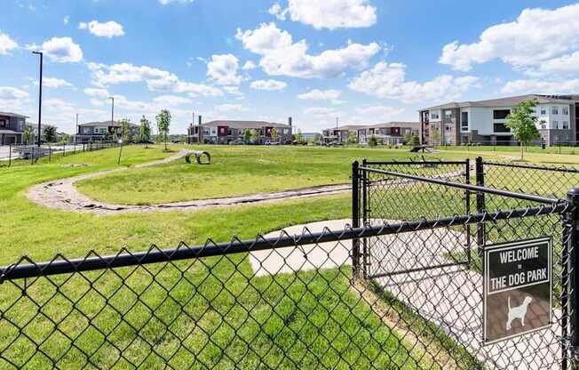 Pet park at Echo Park at Perry Crossing Apartments, Plainfield, IN, 46168