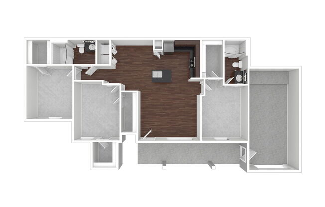 3 beds, 2 baths, 1,241 sqft, $2,100