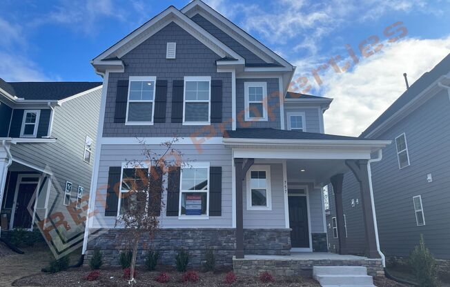 Coming Soon! Brand New Gorgeous 4 Bedroom 2.5 Bathroom Home with a 1st Floor Primary Suite, 2 Car Garage, and High Speed Internet Included! Located in Stoneriver, Knightdale, Available December 24th! Close Distance to Community Amenities!