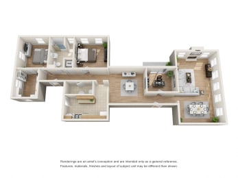 2 beds, 1.5 baths, 2,100 sqft, $2,800