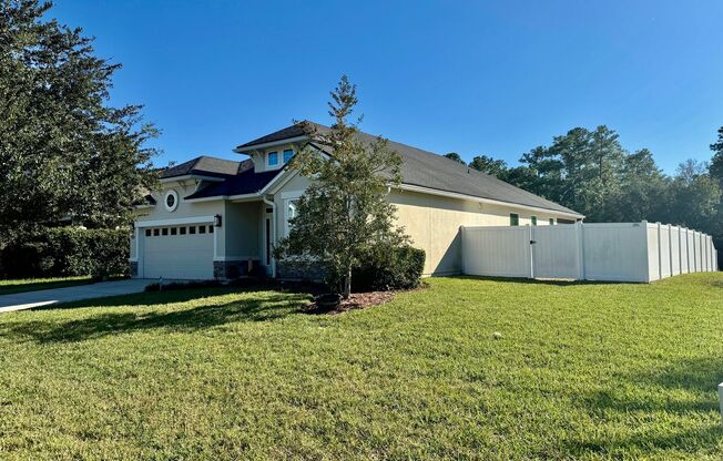 Beautiful 4-Bed, 3-Bath Home in Bartram Park Preserve with Water Views