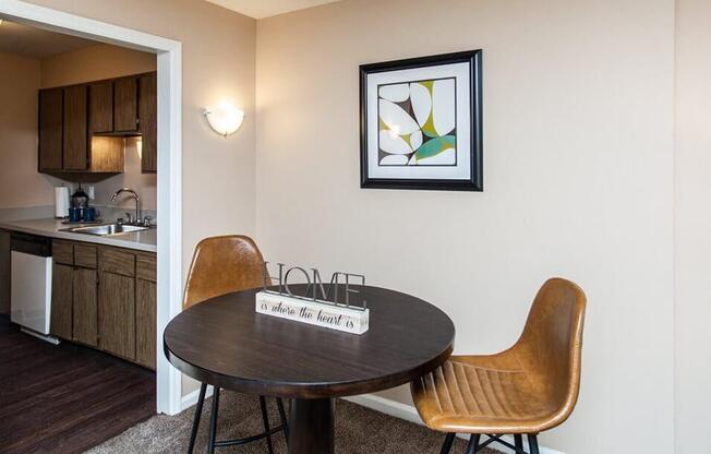 Apartment with Dining Area