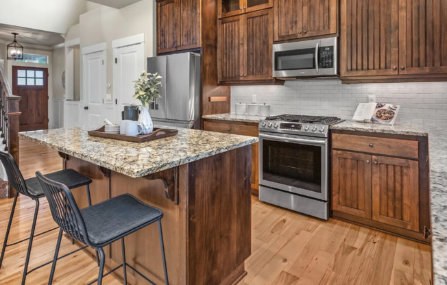 Stylish Beaverton Home with Built-ins, Open Layout & Private Backyard