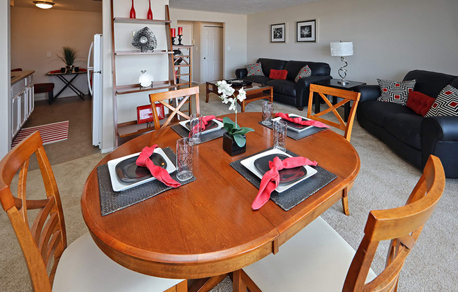 Model Suite Dining Area - Gates Mills Place in Mayfield Heights OH
