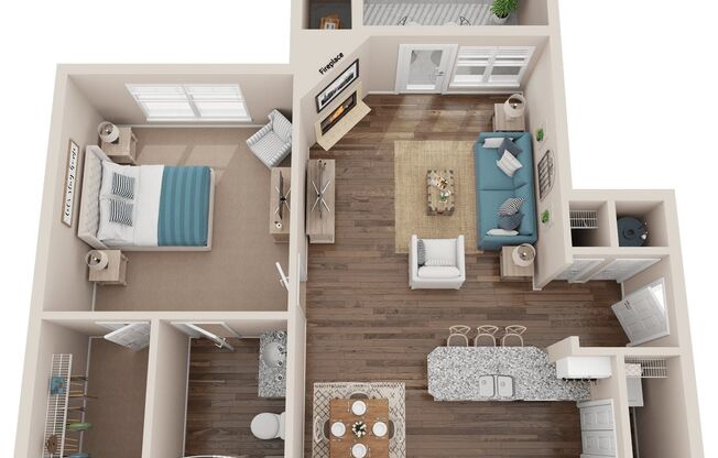 1 bed, 1 bath, 775 sqft, $1,220