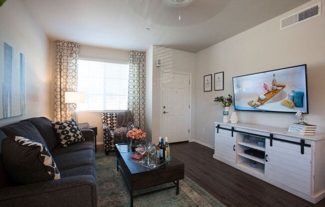 Living room at San Vicente Townhomes in Phoenix AZ