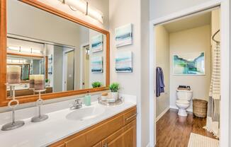 bathroom  at Stone Canyon Apartments, Riverside, California