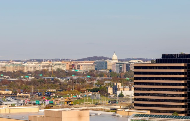 a view of the city of providence from the roof of a building