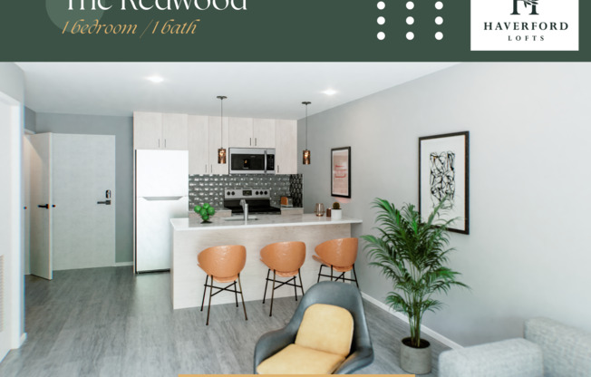 1 bed, 1 bath, 505 sqft, $1,600, Unit 2J