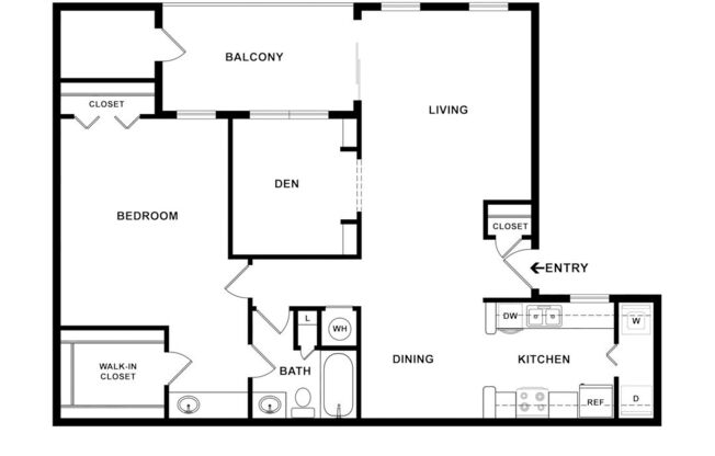 1 bed, 1 bath, 986 sqft, $2,655