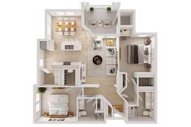 2 beds, 2 baths, 1,200 sqft, $2,033