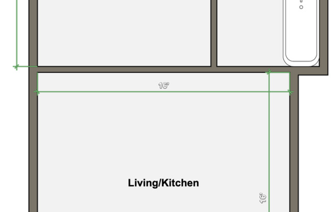 3 beds, 1 bath, 700 sqft, $1,375, Unit 10