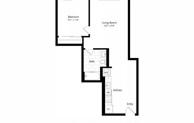 1 bed, 1 bath, 730 sqft, $3,195, Unit 206