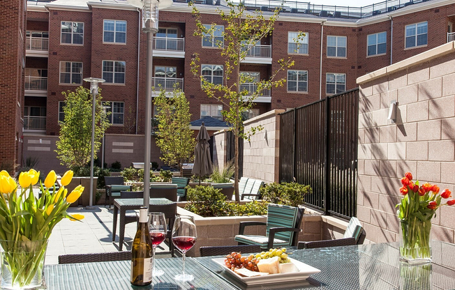 Urban Courtyard With BBQ & Seating Areas