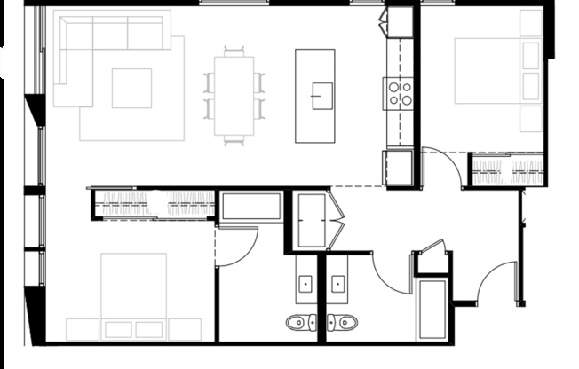 2 beds, 2 baths, 935 sqft, $2,695, Unit 406 - MFTE