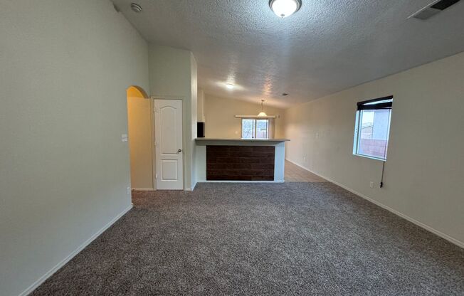 3 bed 2 bath 1400 sq ft home. New Flooring, New Paint!