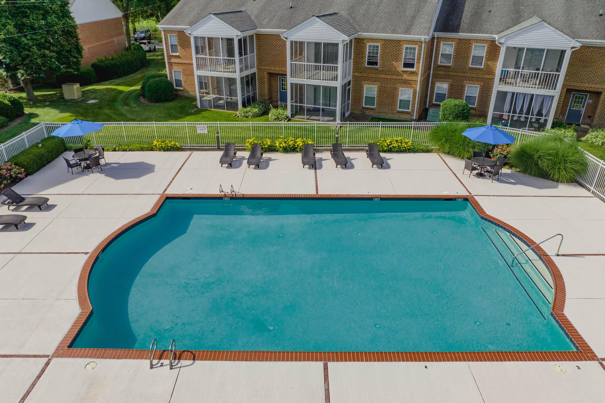 a group of people in a pool