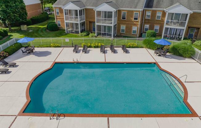 a group of people in a pool