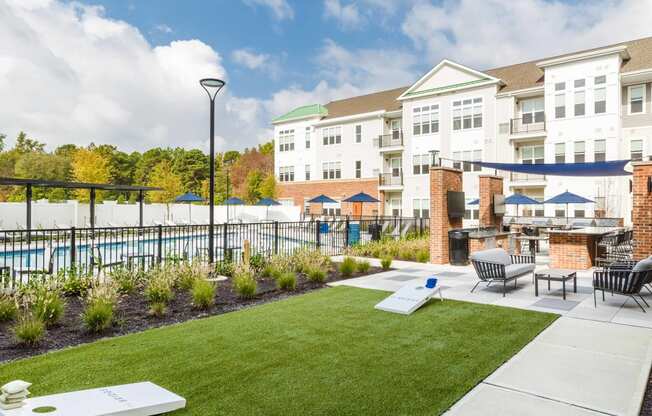 Courtyard at 99 Bridge, Old Bridge, New Jersey
