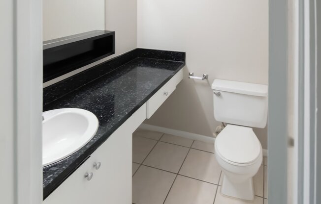 a bathroom with a sink and a toilet