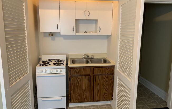 Studio, 1 bath, 240 sqft, $650, Unit Apt 1