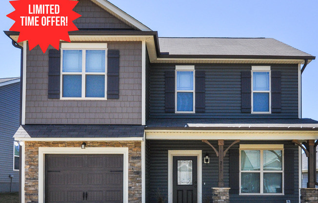 Move in Special-$500 Off your First Full Month! Apply Now! 4-Bedroom Home in Downtown Clayton’s Community – Parkview