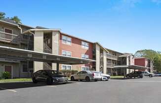 Carport Parking In Front Of Apartment Homes