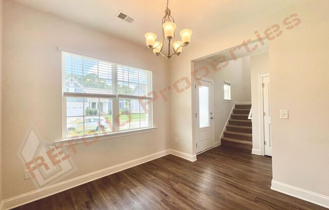Charming 4 Bedroom, 2.5 Bath, 2-Car Garage Home @ Creekside at Sunset Lake, Holly Springs, Available Now!!