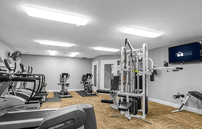 our gym is equipped with state of the art equipment including cardio machines and weights