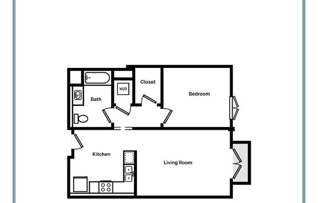 1 bed, 1 bath, 625 sqft, $3,757, Unit 313