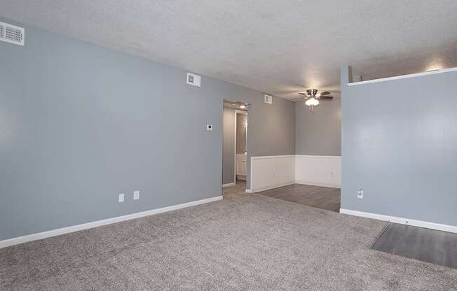 Living room at Indian Hills Apartments