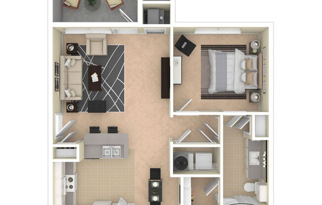 1 bed, 1 bath, 750 sqft, $1,179