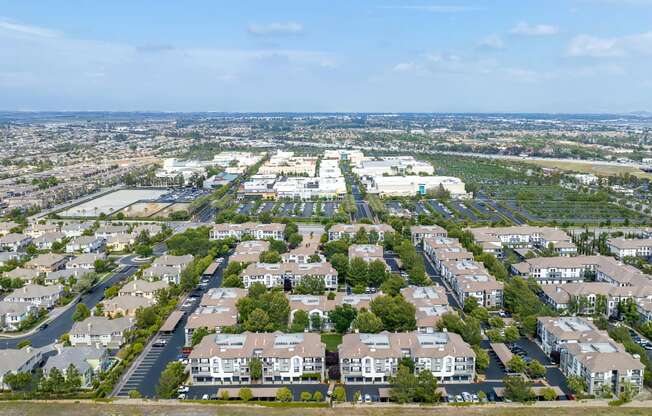 Drone Shot of Apartment Complex