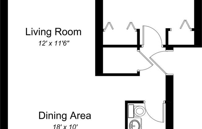 1 bed, 1 bath, 810 sqft, $2,400, Unit 1317 2B