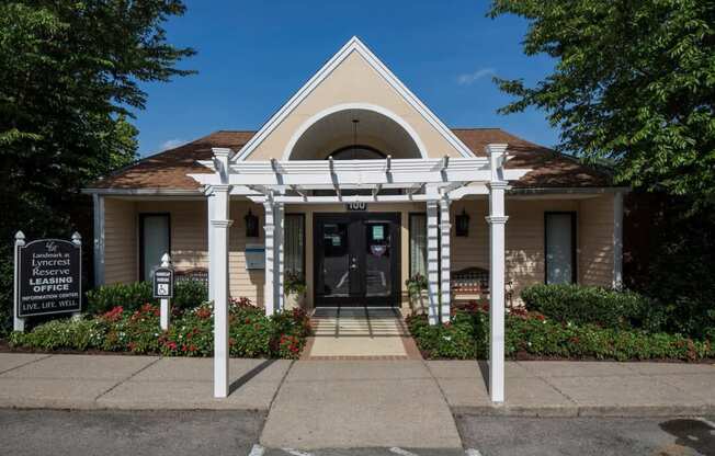 the building in which the office is located at Landmark at Lyncrest Reserve Apartments, Nashville, TN