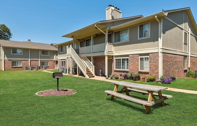 apartment grill area