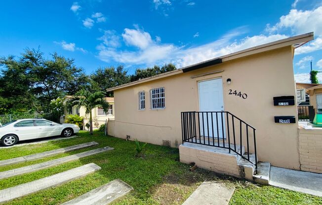 Nice Two Bedroom One Bath and A Den! Centrally Located in West Little River neighborhood in Miami @ $ 2,000.00/monthly!