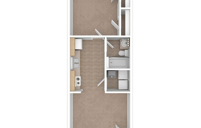 1 bed, 1 bath, 600 sqft, $960