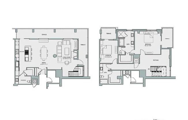 2 beds, 2.5 baths, 2,171 sqft, $9,728, Unit 1910