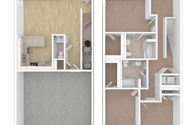 3 beds, 3 baths, 1,536 sqft, $2,790