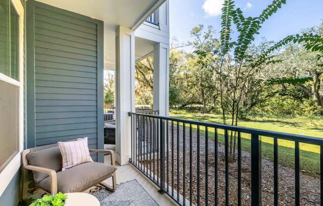 Image of a patio with furniture