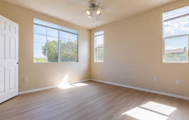 Bedroom with Hard Surface Flooring