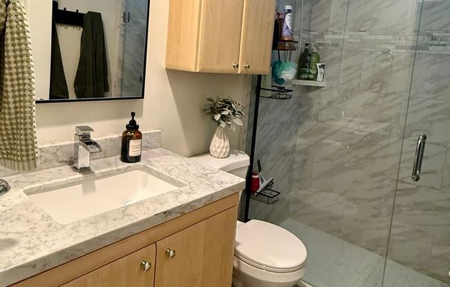 Beautifully renovated 2 BD, 1 BA condo with A/C for rent in City Heights!