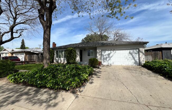 Single story close to shopping and freeway access!