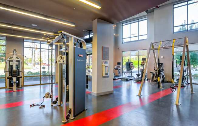 Carillon apartments in Nashville, TN photo of fitness center