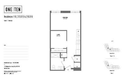 Studio, 1 bath, $2,895