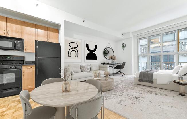 Studio, 1 bath, 480 sqft, $3,275, Unit 404