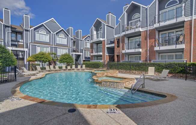 Trellis at Lake Highlands pool area